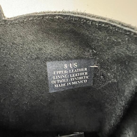 Treasure & Bond Women's Leather Moto Strap Ankle Boots Size 8 Grunge Trendy - Picture 7 of 10